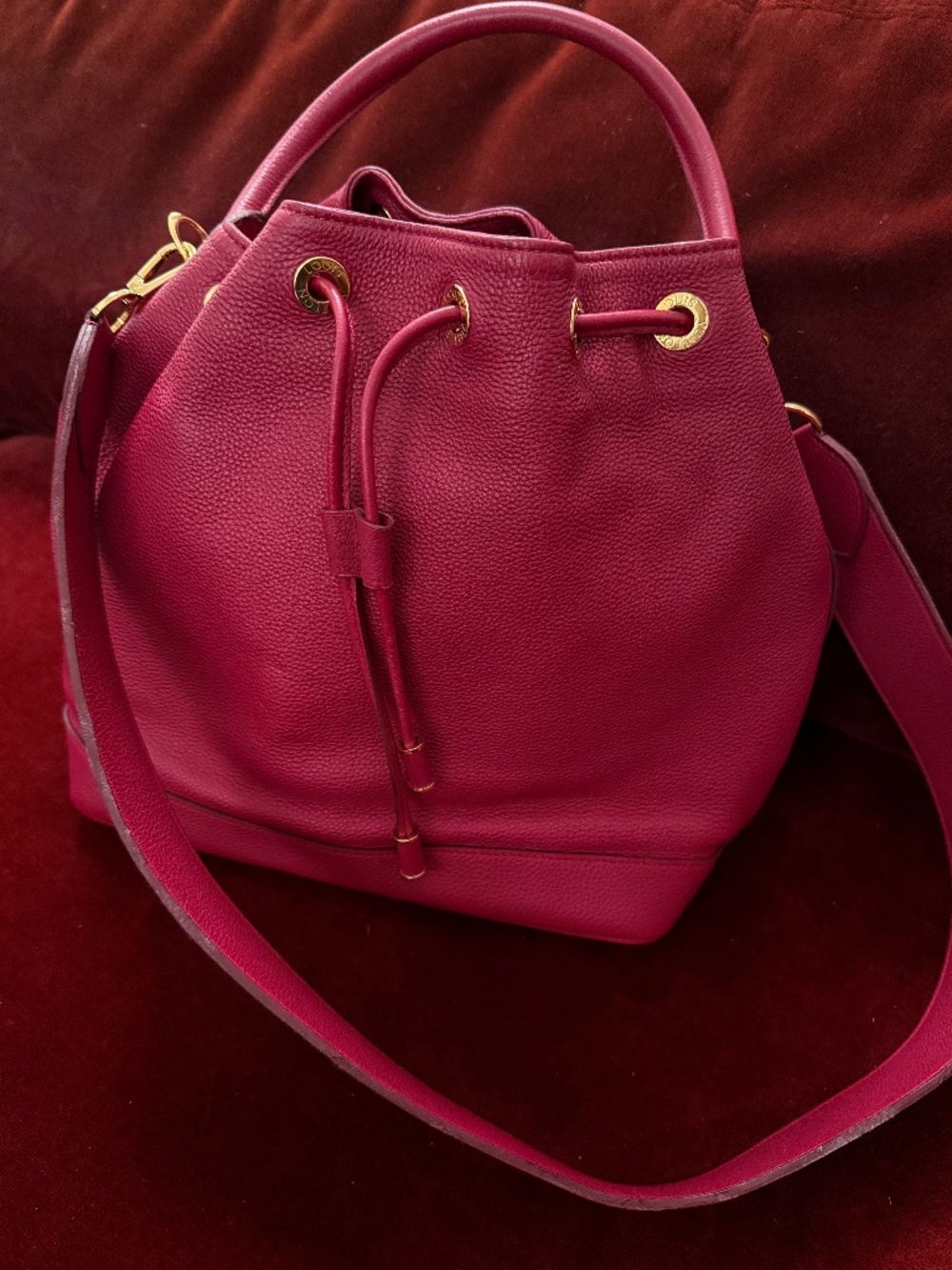 Louis Vuitton Noé Haute Maroquinerie Dark Fuchsia Pink